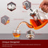 Glass Teapot, 40oz/1200mL Glass Kettle with Removable Stainless Steel Infuser for Blooming Tea & Loose Leaf Tea, Gooseneck Tea Pot, Gift Box for T...