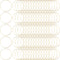 120pcs 30mm Hoop Earrings Findings Small Round Earring Finding Golden Brass Open Bezel Back Frames Circle Beading Bulk for Jewelry Making Women Cr...