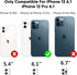 MAXCURY Case for iPhone 12, iPhone 12 Case, Heavy Duty Shock Absorption Full Body Protective Silicone Rubber with Hard PC Phone Case Cover for Gir...