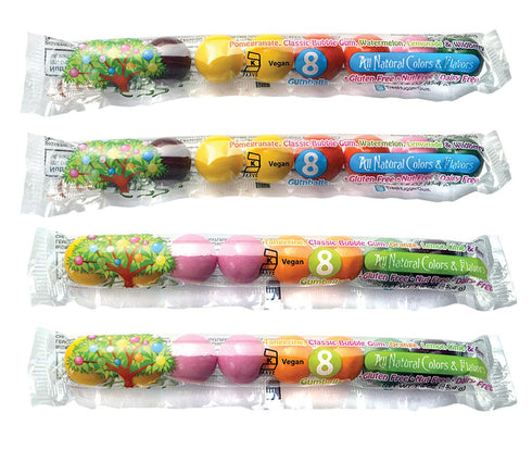 Tree Hugger Bubble Gum - Variety - Tubes (4 Pack)...