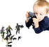 HAPTIME Military Action Figure Play Set for Kids - Army Men Soldiers Toys for Boys and Girls Ages 3-9 (SWAT Team Edition)...