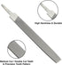 6 Inch Flat Medium Cut File, Double Cut Teeth, Made of High Carbon Steel, Flat Hand File Without Handle, Suitable for Shaping Metal, Wood, and Oth...