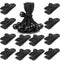 24 Pcs Tarp Clips and Ball Bungee Cords -Tarp Clamps Heavy Duty Lock Grip Tent Pool Awning Fasteners Clips with 6 Inch Bungee Ball Cords for Outdo...