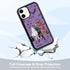 Halloween Women Spooky Ghost Phone Case Fit for iPhone 11, TPU Shockproof Protective iphone Case Eyeball Bat Bones Phone Cover Gift for Boy Girl M...