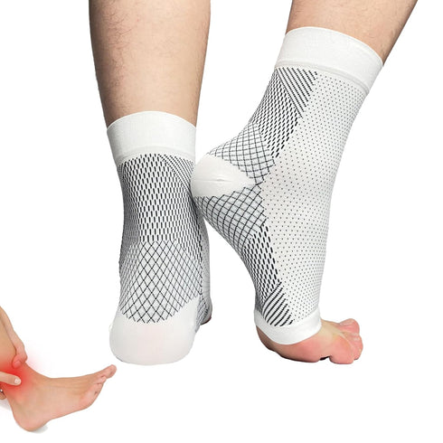 Neuropathy Socks, Plantar Fasciitis Compression Socks, 20-30 mmHg Ankle Compression Sleeve with Foot, Ankle, Arch Support for Plantar Fasciitis, H...
