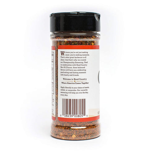 Head Country Bar-B-Q Championship Seasoning, High Plains Heat | Gluten Free, MSG Free Barbecue Seasoning | Extra Spicy Dry Rub To Turn Up The Heat...
