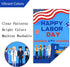 Louise Maelys Happy Labor Day Garden Flag 12x18 Double Sided Vertical, Burlap Various Occupations People Small Garden Yard Flags Labor Day Outside...