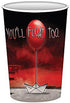 Silver Buffalo IT Pennywise the Clown 60 Pack Partyware Disposable Paper Plates, Napkins, and Cups...