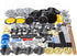 116pcs Technic-Parts Gears-Axle-Pin-Connector Compatible with Lego-Technic, Wheels Link Chain Gear Rack Steering Wheel Technic Bush Hook Tow Ball ...