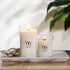 WoodWick Medium Hourglass Candle White Teak - Premium Soy Blend Wax Pluswick Innovation Wood Wick Made in USA...