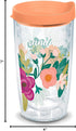 Tervis Grandma Floral Made in USA Double Walled Insulated Tumbler Travel Cup Keeps Drinks Cold & Hot, 16oz, Clear...