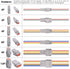 Glarks 30Pcs 2 Pin Way Sealed Gray Male and Female Auto Waterproof Electrical Wire Connector Plug 22-16AWG Connector for Motorcycle, Scooter, Car,...