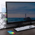 2PCS Multifunction Clear Computer Monitor Memo Boards ?Left & Right? Acrylic Screen Message Side Panel Phone Holder Message Reminder for Office De...