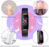 Fintie 4 Pack Screen Protector Case Compatible with Fitbit Luxe, Soft TPU Full Protective Screen Cover Saver Bumper, Black, Silver, 2 Clear...