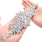 ShiDianYi Bridal Wedding Dress Sash Belt Applique with Silver AB Stone Belt Waist Decoration Rhinestone Bridal sash for Bridal Shower-190509E...