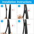 X AUTOHAUX Rear Windshield Wiper Blade Arm Set for Volvo V70 XC70 07-16...