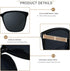 LYZOIT Oversized Sunglasses for Women Mirrored Big Large Shades Fashion Square Frame Sun glasses UV Protection...