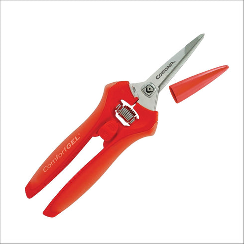 Corona FS 3214D ComfortGEL Leaf & Stem Micro Snips, Pack of 1, Orange...