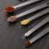 5 Pcs Mini Measuring Spoons Set - Stackable Design, 1/4, 1/8, 1/16, 1/32, 1/64 TSP Sizes, Flat Handle Metal Measuring Spoons Made of Durable Stain...