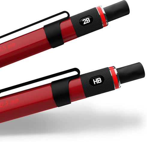 Rotring 500 Mechanical Pencil, Red Barrel, 0.5mm...