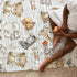Safari Jungle African Animal Baby Blanket Boy Girl Gift Gender Neutral, Elephant Giraffe Lion Flannel Fleece Nursery Bed Blankets, Soft Lightweigh...