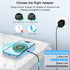 15W Wireless Google Charger Fast Charging Pad for Google Pixel 8 Pro 7 Pro 7A 6 Pro, Samsung Galaxy S24 Ultra S23 FE S22 S21 FE S20 Note 20 10 Z F...