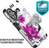 TJS Compatible for Boost Mobile Celero 5G 2024 (3rd Version) Case, Tempered Glass Screen Protector Magnetic Support Hybrid Shockproof Metallic Bru...