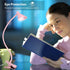 Desk Clip Reading Light, 3 Light Modes 10 Dimmable Brightness, Eye-Caring Bedroom Bedside Lamp, Flexible Neck Clamp Lamp?Pink?...