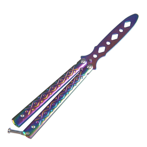 TOPCOM Butterfly Trainer, Unsharp-Blade Practice Training Tool Stainless Steel...