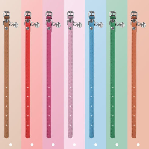 XS Dog Collar for Teacup Adjustable Teacup Dog Collar for Small Medium Large Dogs 3/8 inch Width (White, XS)...