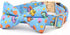 Dog Collar with Bow, Blue Dinosaur Bowtie Dog Collar, Adjustable Pet Gift Collars for Small Medium Large Dogs...