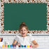 Whaline 98.4ft Cow Print Bulletin Board Borders 3 Sizes Brown White Highland Cow Die-Cut Bulletin Board Trim for Cow Party Birthday School Classro...