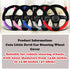 Cute Devil Car Steering Wheel Cover Non-Slip Plush Steering Wheel Covers Protector for Women Girls, Car Interior Accessories, Universal Fit 15 Inc...