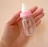 Baby Shower Favor - 36 Pack Pink Mini Milk Bottle Party Favor Gift Bag Boxes 1.5" x 3.5" - Baby Shower Candy Jar....