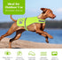 Reflective Dog Vest for Safety - High Visibility Fluorescent Pet Vest Lightweight Jacket Dog Clothes Reflective Dog Harness for Night Walking Hunt...