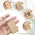 Tenalleys 10Pcs Blanks Rectangle Wooden Keychain 1.2 inch Wood Engraving Unfinished Keychain with 10 pcs Key Rings for DIY Crafts Gift Accessories...