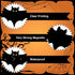 Whaline 16Pcs Halloween Refrigerator Magnets Black Bat Fridge Magnets Happy Halloween Magnet Bat Stickers Decorative for Locker Home Locker Garage...