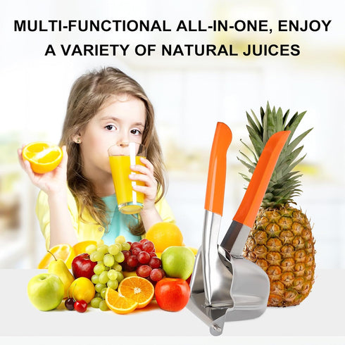Lemon Juicer Squeezer Stainless Steel Large Manual Citrus Juicer Hand Press Fruit Juice Press Squeezer For Orange Lime...