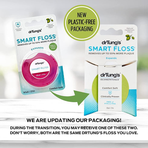 Dr. Tungs Smart Floss - 30 Yards - Case of 6...