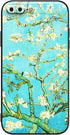 Berkin Arts Compatible with iPhone 8 Plus Case iPhone 7 Plus Case Silicone Cover with Screen Protector Post-Impressionism Flower (Almond Blossom b...