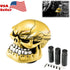 Yellow Universal Manual Wicked Skull Head Gear Stick Car Shift Knob Shifter Halloween...