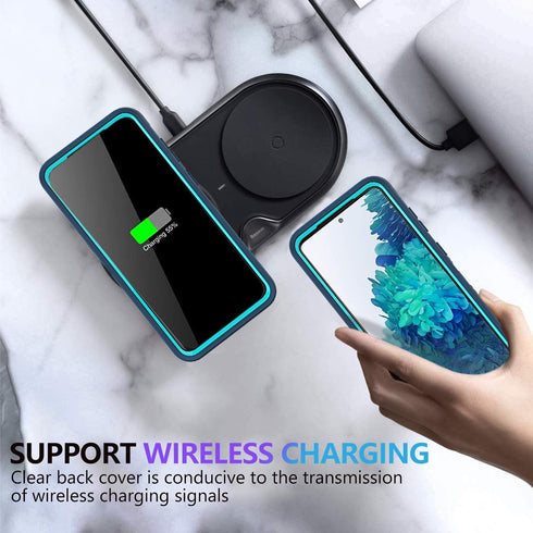 for Samsung Galaxy S20 Plus Case, Shockproof Dropproof Galaxy S20 Plus Case, Heavy Duty Protective for Samsung S20 Plus Case 6.7 Inch (Turquoise)...