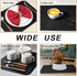 Coffee Mat Black Large Dish Drying Mat for Kitchen Counter, Hide Stain Absorbent Coffee Bar Mat Spill Mat, Coffee Maker Station Pot Mat for Counte...