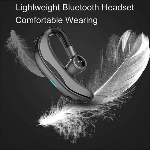 Wireless Headset Wireless Headphone Handsfree Call Earpiece Noise Cancelling Earbud Long Standby Time Earphone Compatible with Smart Cell Phones T...