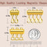 OHINGLT Necklace Layering Clasps Magnetic Slide Lock Clasp Necklace Connector Multi Strands Slide Tube Clasps...