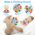 Baby Montessori Sensory Toys for 0-6 6-12 Months, Food Grade Teething Toys for Babies 0 3 6 9 12 18 Months, Newborn Infant Learning Developmental ...