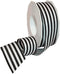 Morex Ribbon Striped Polyester Grosgrain Ribbon, Party Decorations, Gift Wrapping, Fun Patterns, 1-1/2" by 20 yd., Black...