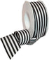 Morex Ribbon Striped Polyester Grosgrain Ribbon, Party Decorations, Gift Wrapping, Fun Patterns, 1-1/2" by 20 yd., Black...