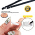 Professional Eraser Pencil Set, 6pc Eraser Pencils and 2pc Sharpener, Erasing Small Details or add Highlights for Sketching, Charcoal Drawings. Fi...