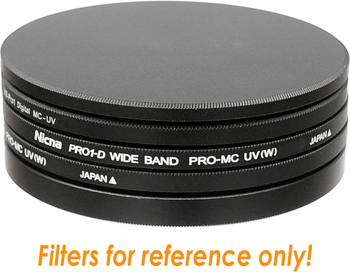 Fotasy 62mm Metal Filter Caps, Aluminum Alloy, Slim Stack Fits 62mm UV CPL Fader ND Filter...
